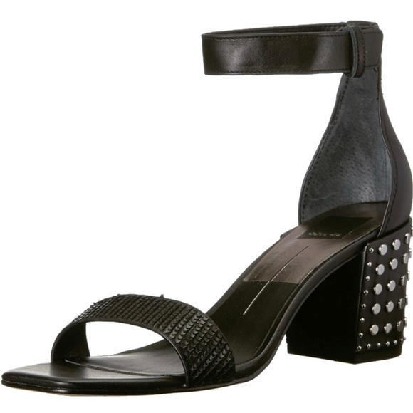 Dolce Vita Women's Dorah Black Heeled Sandal - Picture 4 of 14